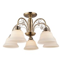 Потолочная люстра IMEX KL.3042-5-S AB Потолочная люстра IMEX KL.3042-5-S AB