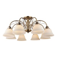 Потолочная люстра IMEX KL.3042-8-S AB Потолочная люстра IMEX KL.3042-8-S AB