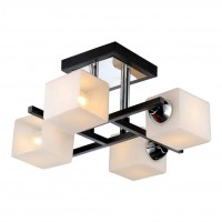 Потолочная люстра IMEX MD.0073-4-S WENGE+CH Потолочная люстра IMEX MD.0073-4-S WENGE+CH