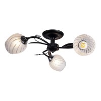 Потолочная люстра IMEX MD.0509-3-S BK+CH Потолочная люстра IMEX MD.0509-3-S BK+CH