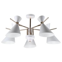 Потолочная люстра IMEX MD.0702-5-S WH+FGD Потолочная люстра IMEX MD.0702-5-S WH+FGD