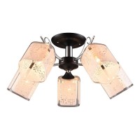 Потолочная люстра IMEX MD.1087-5-S BK+CH Потолочная люстра IMEX MD.1087-5-S BK+CH