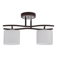 Потолочная люстра IMEX MD.2441-2-S BR+CH Потолочная люстра IMEX MD.2441-2-S BR+CH