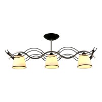 Потолочная люстра IMEX MD.3135-3-S Wenge+CH Потолочная люстра IMEX MD.3135-3-S Wenge+CH