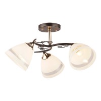 Потолочная люстра IMEX MD.3202-3-S BK+FGD Потолочная люстра IMEX MD.3202-3-S BK+FGD