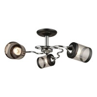 Потолочная люстра IMEX MD.3470-3-S CH+BK Потолочная люстра IMEX MD.3470-3-S CH+BK