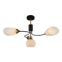 Потолочная люстра IMEX MD.3862-4-S BK+CP Потолочная люстра IMEX MD.3862-4-S BK+CP