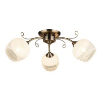 Потолочная люстра IMEX MD.4036-3-S AB Потолочная люстра IMEX MD.4036-3-S AB