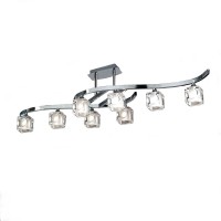 Потолочная люстра Mantra Cuadrax 0951 Потолочная люстра Mantra Cuadrax 0951