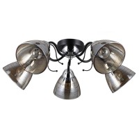 Потолочная люстра Seven Fires Gressan SF4022/5C-BK-CR Потолочная люстра Seven Fires Gressan SF4022/5C-BK-CR