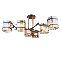 Потолочная люстра Seven Fires Klaso SF3316/6C-BK-FGD Потолочная люстра Seven Fires Klaso SF3316/6C-BK-FGD