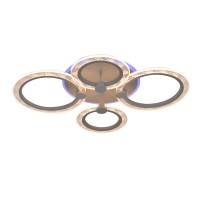 Потолочная люстра Seven Fires Oden SF7052/5C-GY-BL Потолочная люстра Seven Fires Oden SF7052/5C-GY-BL