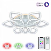 Потолочная светодиодная люстра Citilux Ромби Смарт CL236A190E Потолочная светодиодная люстра Citilux Ромби Смарт CL236A190E