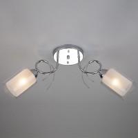 Потолочный светильник Eurosvet 30122/2 хром Потолочный светильник Eurosvet 30122/2 хром