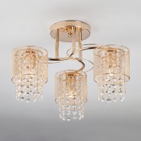 Потолочный светильник Eurosvet 30137/3 золото Потолочный светильник Eurosvet 30137/3 золото