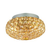 Потолочный светильник Ideal Lux King PL3 Oro 075402 Потолочный светильник Ideal Lux King PL3 Oro 075402