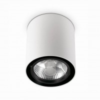 Потолочный светильник Ideal Lux Mood Pl1 D09 Round Bianco 140841 Потолочный светильник Ideal Lux Mood Pl1 D09 Round Bianco 140841