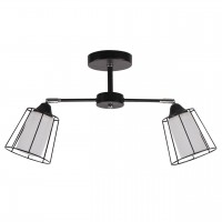 Потолочный светильник IMEX MD.24380-2-S BK+CH Потолочный светильник IMEX MD.24380-2-S BK+CH