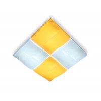 Потолочный светодиодный светильник Ambrella light Orbital Parrus FP2382 WH 128W D500*500 Потолочный светодиодный светильник Ambrella light Orbital Parrus FP2382 WH 128W D500*500