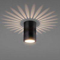 Потолочный светодиодный светильник Elektrostandard DLS026 7W 4200К черный 4690389167003 Потолочный светодиодный светильник Elektrostandard DLS026 7W 4200К черный 4690389167003