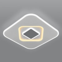 Потолочный светодиодный светильник Eurosvet Just 90218/1 белый/ серый