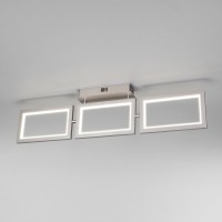 Потолочный светодиодный светильник Eurosvet Maya 90223/3 матовое серебро