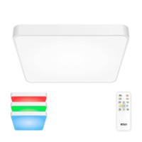 Потолочный светодиодный светильник с пультом ДУ Citilux Купер RGB Белый CL724K95G0 Потолочный светодиодный светильник с пультом ДУ Citilux Купер RGB Белый CL724K95G0