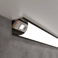 Профиль угловой алюминиевый с рассеивателем Elektrostandard LL-2-ALP008 4690389170492 Профиль угловой алюминиевый с рассеивателем Elektrostandard LL-2-ALP008 4690389170492