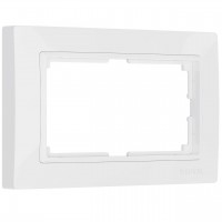 Рамка для двойной розетки Werkel Snabb basic белый W0082001 4690389161490 Рамка для двойной розетки Werkel Snabb basic белый W0082001 4690389161490