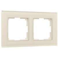 Рамка на 2 поста Werkel Favorit молочный W0021141 4690389183409