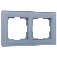 Рамка на 2 поста Werkel Favorit серый W0021115 4690389159657 Рамка на 2 поста Werkel Favorit серый W0021115 4690389159657