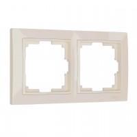 Рамка на 2 поста Werkel Snabb basic слоновая кость W0022003 4690389161360 Рамка на 2 поста Werkel Snabb basic слоновая кость W0022003 4690389161360