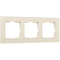 Рамка на 3 поста Werkel Favorit молочный W0031141 4690389183423 Рамка на 3 поста Werkel Favorit молочный W0031141 4690389183423