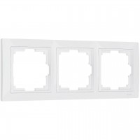 Рамка на 3 поста Werkel Snabb basic белый W0032001 4690389161384 Рамка на 3 поста Werkel Snabb basic белый W0032001 4690389161384