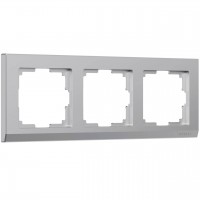 Рамка на 3 поста Werkel Stark серебряный W0031806 4690389161858