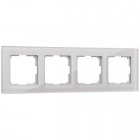 Рамка на 4 поста Werkel Favorit дымчатый W0041117 4690389160042 Рамка на 4 поста Werkel Favorit дымчатый W0041117 4690389160042