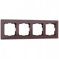 Рамка на 4 поста Werkel Favorit мокко W0041118 4690389160059