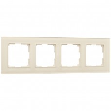 Рамка на 4 поста Werkel Favorit молочный W0041141 4690389183447