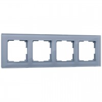 Рамка на 4 поста Werkel Favorit серый W0041115 4690389160011