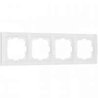 Рамка на 4 поста Werkel Snabb basic белый W0042001 4690389161414