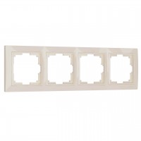 Рамка на 4 поста Werkel Snabb basic слоновая кость W0042003 4690389161438