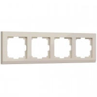 Рамка на 4 поста Werkel Stark слоновая кость W0041803 4690389161896