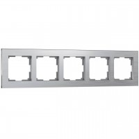 Рамка на 5 постов Werkel Aluminium алюминий W0051706 4690389158087