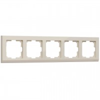 Рамка на 5 постов Werkel Stark слоновая кость W0051803 4690389161933