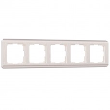Рамка на 5 постов Werkel Stream перламутровый W0052113 4690389162534