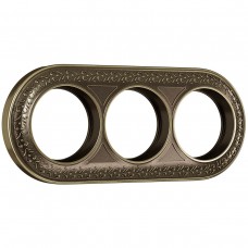 Рамка Werkel Antik Runda на 3 поста бронза WL70-frame-03 4690389106545