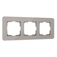 Рамка Werkel Elite на 3 поста дымчатый W0032417 4690389180750 Рамка Werkel Elite на 3 поста дымчатый W0032417 4690389180750