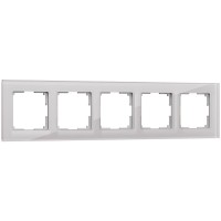 Рамка Werkel Favorit на 5 постов дымчатый W0051117 4690389160189