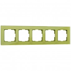 Рамка Werkel Favorit на 5 постов фисташковый WL01-Frame-05 4690389098697