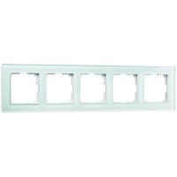 Рамка Werkel Favorit на 5 постов натуральное стекло WL01-Frame-05 4690389060205